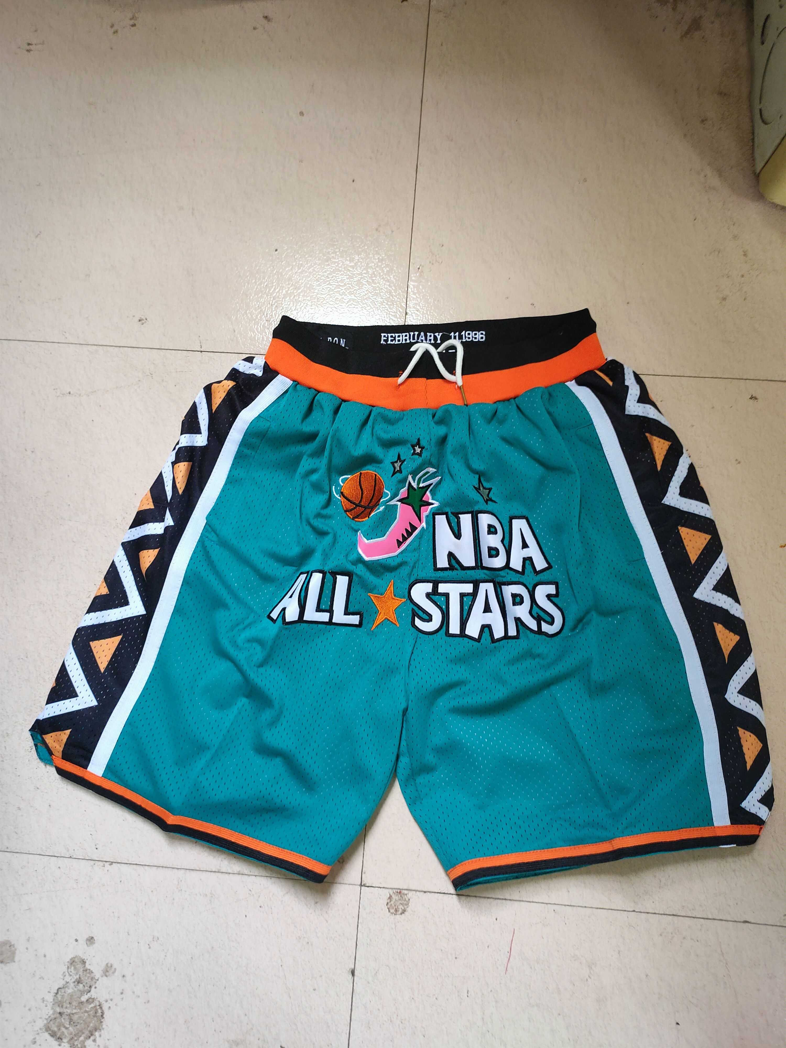 Men 2021 96 all star Green Shorts
